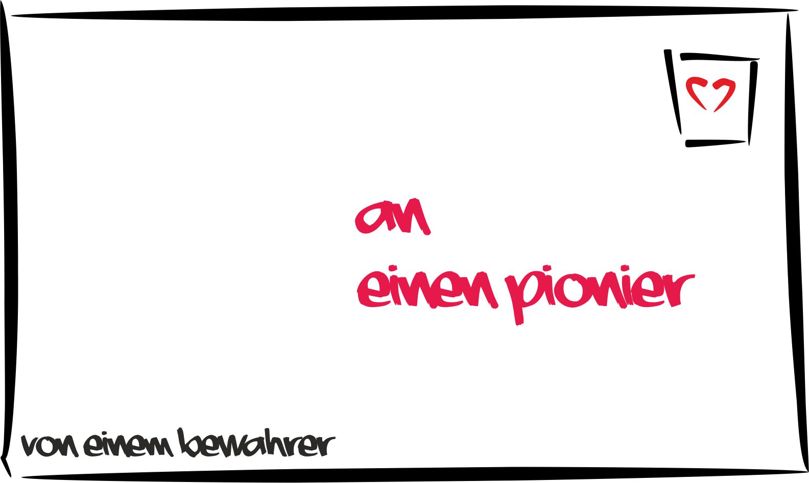 an einen Pionier im Kindergottesdienst