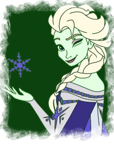 Elsa die Eiskönigin im Kindergottesdienst